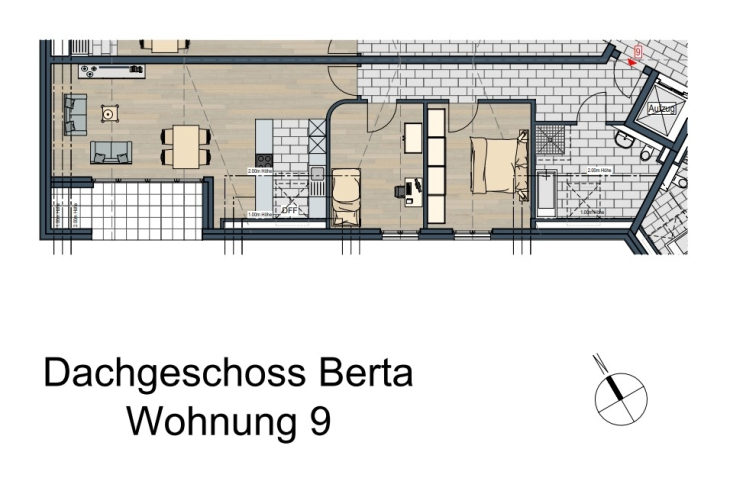 Berta Grundriss WHG 9