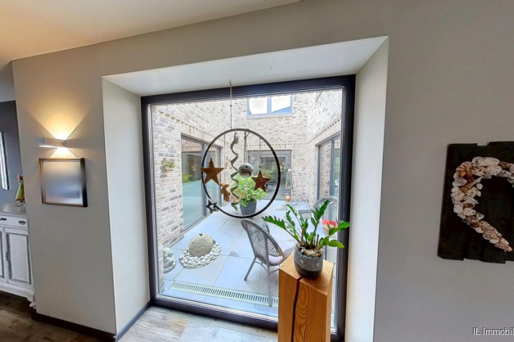 Blick zum Atrium (Flurbereich)