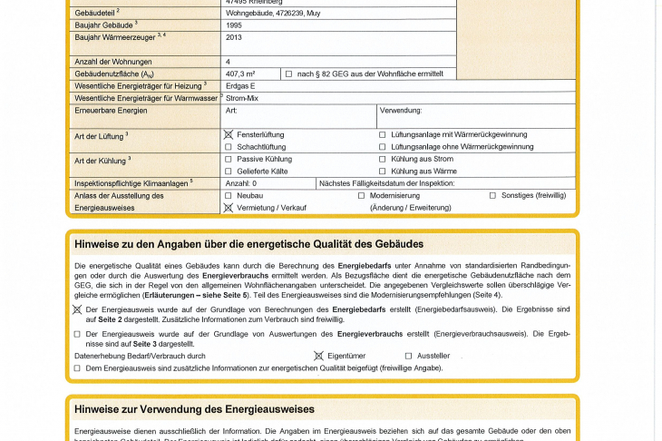 Energieausweis 1