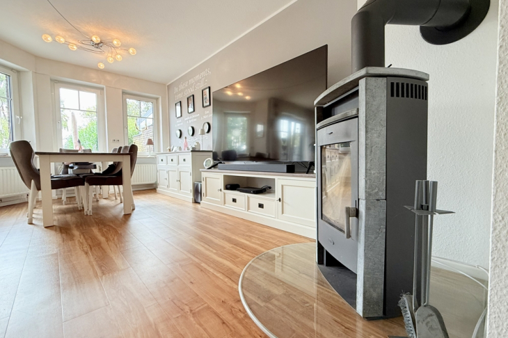 Essplatz und Kaminofen