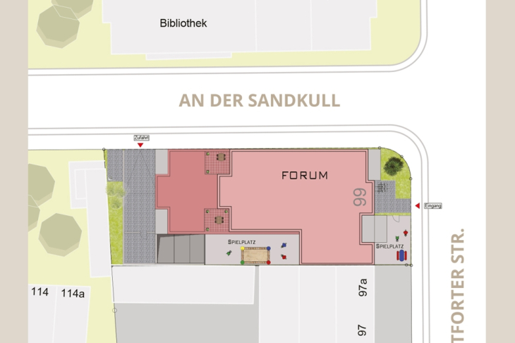 Forum-Lageplan