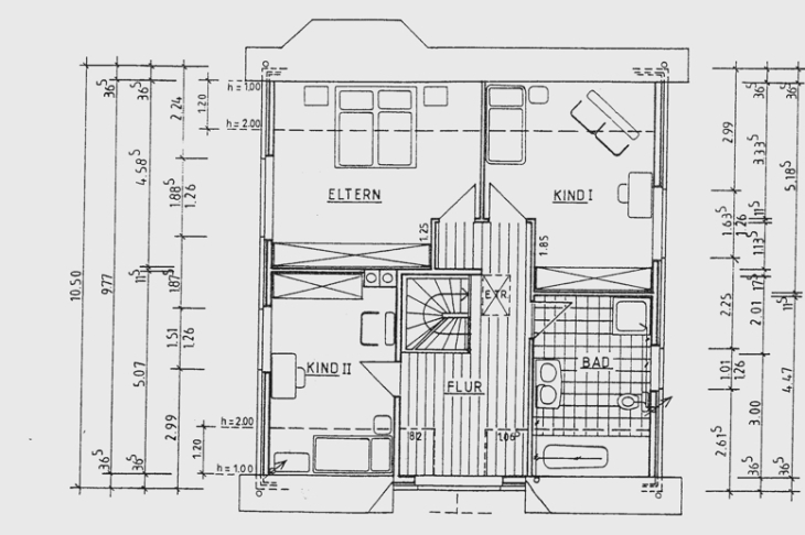 Grundriss Dachgeschoss