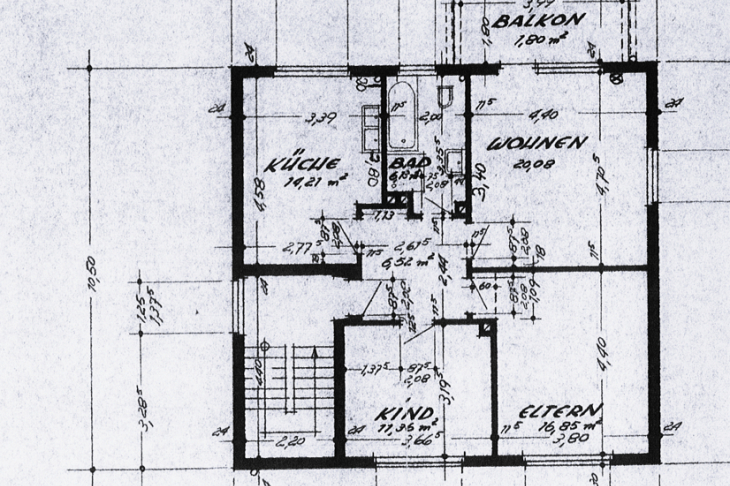 Grundriss Obergeschoss