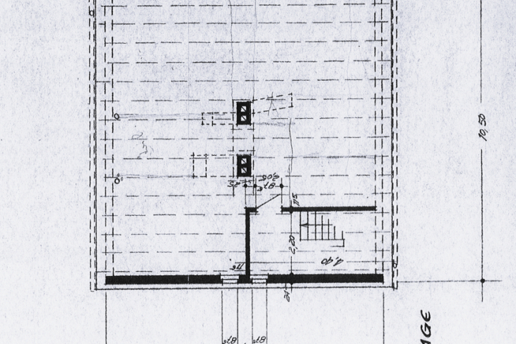 Grundriss Sparrenlage