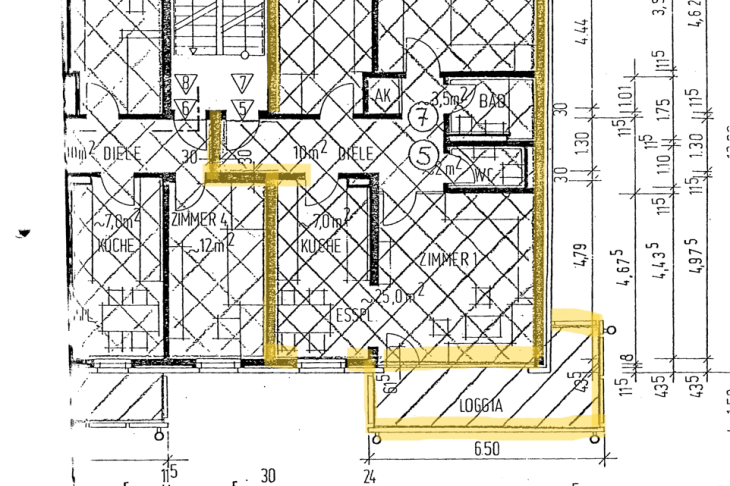 Grundriss WHG 5 +7