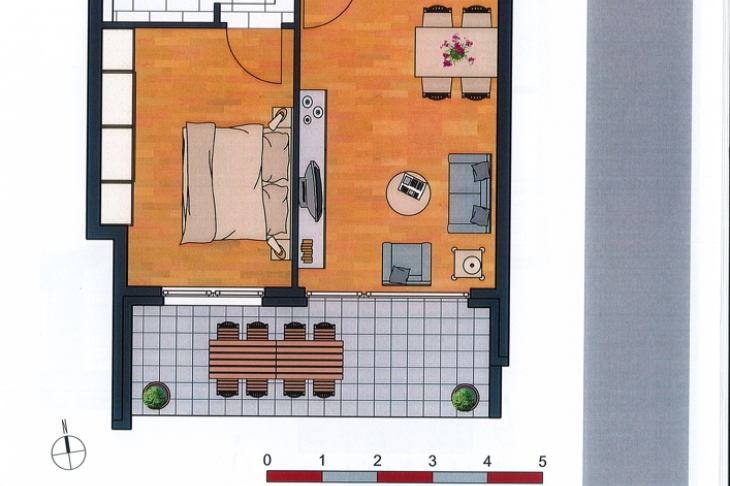 Grundriss Wohnung