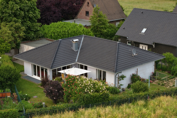 Haus von oben
