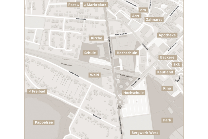 Heinrich Strassenkarte