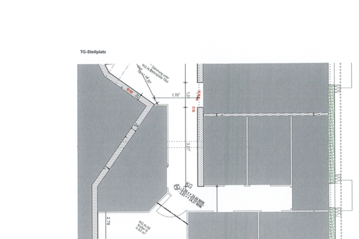 Kellergeschoss und TG Stellplatz WHG 9