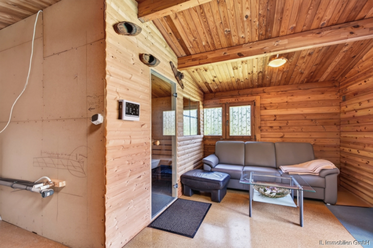 Sauna mit Ruhebereich