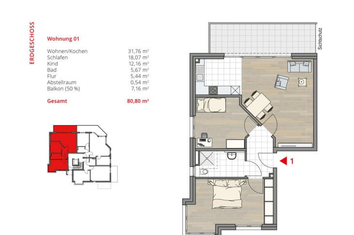 Whg 1 Haus 2